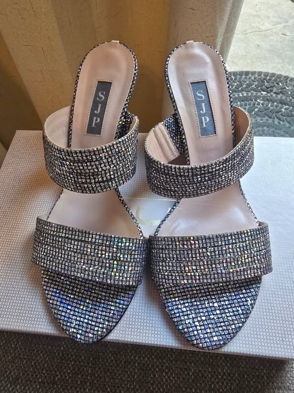 SJP by Sarah Jessica Parker Fleur Glittery Wedge